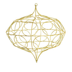 Imagem de ENFEITE NATALINO COR DOURADO COM GLITTER 40CM - GRILLO 56551 - Grillo Ltda