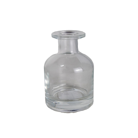 Imagem VASO / GARRAFA DECORATIVE EM VIDRO TRANSPARENTE 6,6X6,6X10CM