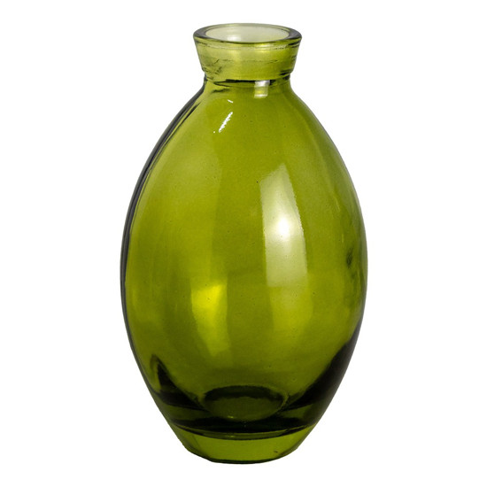 Imagem MINI VASO / GARRAFA DECORATIVA EM VIDRO COR VERDE 6X6X12CM 