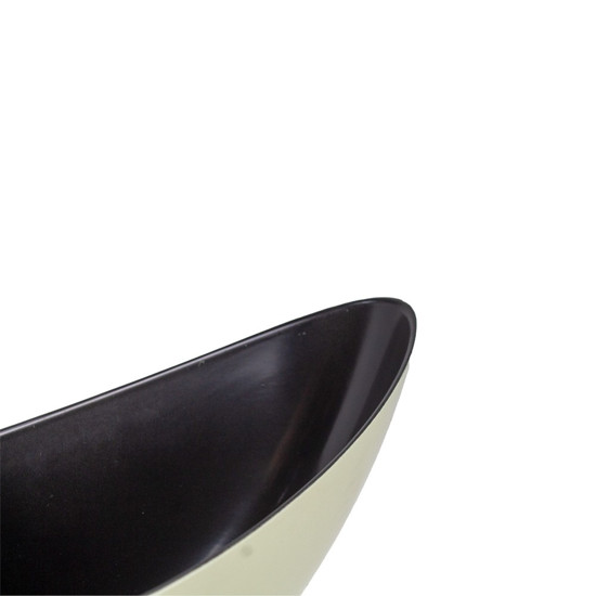 Imagem VASO CANOA LEUCA P DE PLÁSTICO COR CONCRETO 39X13X13CM