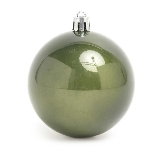 Imagem JOGO DE BOLA EM TUBO COR VERDE LISA DE PLÁSTICO 6 UNIDADES DE 10CM DE PLÁSTICO - CROMUS 