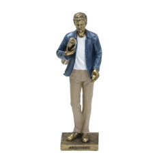 Imagem de ESCULTURA DECORATIVA HOMEM ARQUITETO EM RESINA 7,5X7X25,5CM - MABRUK  - Mabruk Importacao E Comercio Eireli