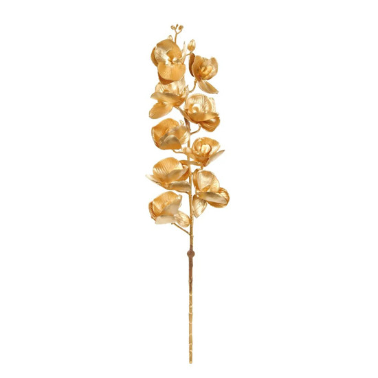 Imagem GALHO DECORATIVO COR DOURADO CABO LONGO 89CM - CROMUS 