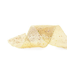 Imagem de FITA TELA DECORATICA COR DOURADO 10CM X 4,57 METROS - CROMUS  - Cromus Embalagens Ind. E Com. Ltda