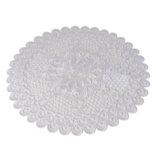 Imagem TOALHA DE BANDEJA 0CM DIAMÊTRO COR BRANCO - RAFIMEX 