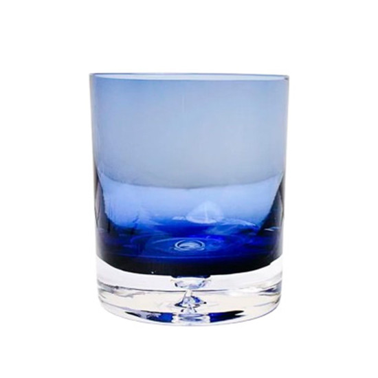 Imagem CONJUNTO DE 6 COPOS EM VIDRO COR AZUL 8X10X8