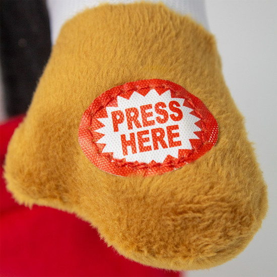 Imagem RENA DECORATIVA COM SOM NATALINO E MOVIMENTO MOVIDO A PILHAS 3AA 33CM - TOK DA CASA 