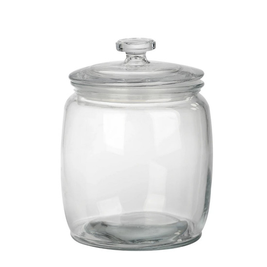 Imagem PORTA MANTIMENTO EM VIDRO COM TAMPA 2,2L D15CM A20CM