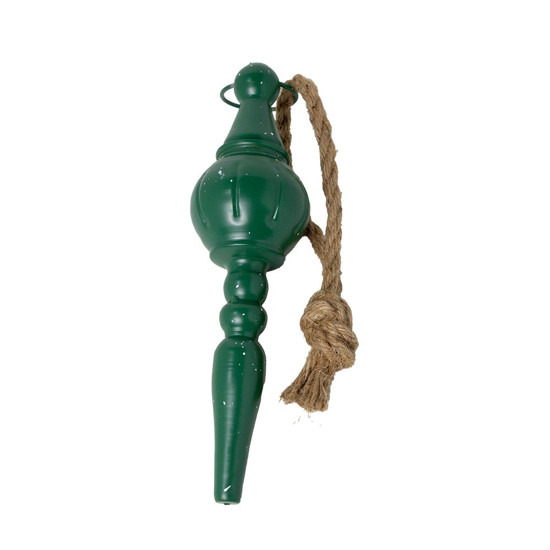 Imagem ENFEITE NATALINO PARA PENDURAR COR VERDE EM METAL 30X8X8 CM - GRILLO 56730