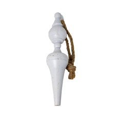 Imagem de ENFEITE NATALINO PARA PENDURAR COR BRANCO EM METAL 40X8X8 CM - GRILLO 56729 - Grillo Ltda