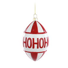 Imagem de ENFEITE PARA PENDURAR ORNAMENTO HOHOHO EM PLÁSTICO COLORIDO 13X7X7CM - Cromus Embalagens Ind. E Com. Ltda