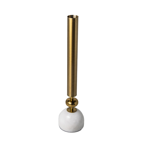 Imagem VASO DECORATIVO EM METAL DOURADO 45X9X9 CM 