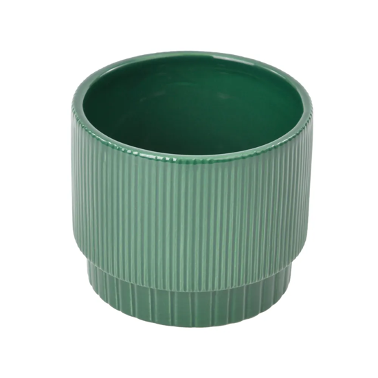 Imagem MINI VASO DECORATIVO VERDE NATALINO EM CERÂMICA 6X7X7 CM