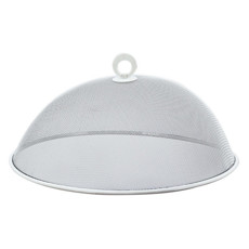 Imagem de PROTETOR DE ALIMENTOS EM MALHA DE AÇO NA COR BRANCA 15X35X35 CM - Yangzi Brasil Corporation S A 