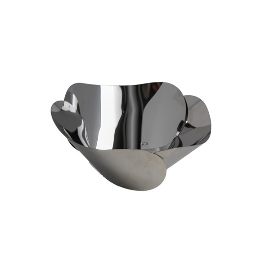 Imagem CENTRO DE MESA EM FERRO COR PRATEADO 32X32X14CM - GRILLO 58776