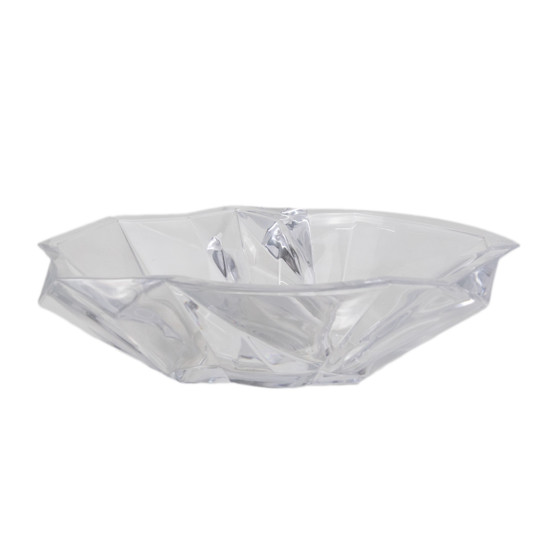 Imagem CENTRO DE MESA EM VIDRO TRANSPARENTE 10X35X26 CM - GRILLO 59409