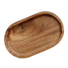 Imagem de BANDEJA OVAL ACÁCIA WOOD 30X20 CM - Mimo Importacao Exportacao Ltda