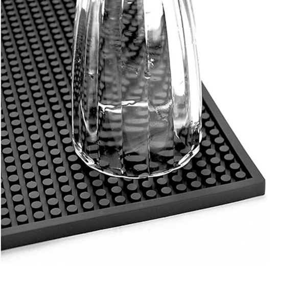 Imagem TAPETE ESCORREDOR NA COR PRETO EM PVC 60X15 CM
