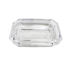 Imagem de SABONETEIRA LISTRASEVE CLEAR EM ACRÍLICO TRANSPARENTE 12X8 CM - Mimo Importacao Exportacao Ltda