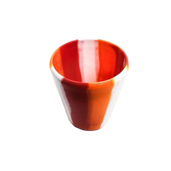 Imagem COPO BAIXO EM ACRÍLICO LEITOSO COLORIDO 440ML 10X9X9 CM