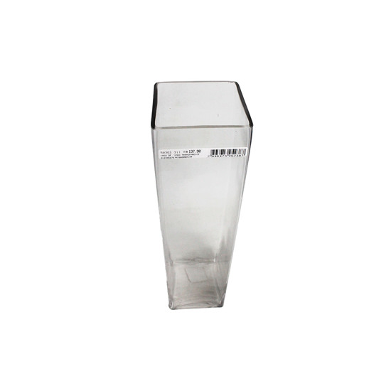 Imagem VASO DE VIDRO DECORATIVO TRANSPARENTE 40X10 CM
