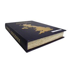 Imagem de LIVRO CAIXA DECORATIVO VIOLETA EM MADEIRA E COURINO 5X36X27 CM - Mabruk Importacao E Comercio Eireli