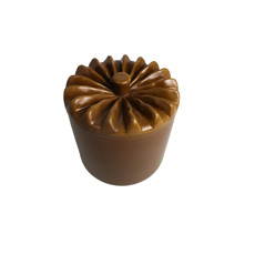 Imagem de POTICHE DECORATIVO EM PORCELANA MARROM 14X12 CM - Mabruk Importacao E Comercio Eireli