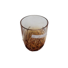 Imagem de COPO BAIXO LARANJA EM ACRÍLICO COM CORAL MARINHO EM ALTO RELEVO 480ML 11X8X8 CM - Inverno Verao Comercio De Modas E Decoracao Eireli