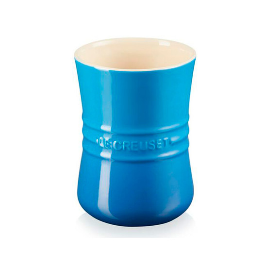 Imagem PORTA UTENSÍLIOS EM CERÂMICA AZUL MARSEILLE 1,1L 16X11X11 CM - LE CREUSET