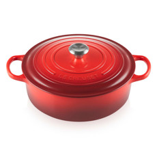 Imagem de PANELA RISOTTO SIGNATURE VERMELHA EM FERRO FUNDIDO COM TAMPA 16X40X32CM - LE CREUSET - Le Creuset Do Brasil Ltda 
