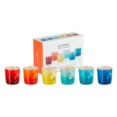 Imagem de CONJUNTO 6 CANECAS 100ML GIFT COLECTION EM CERÂMICA COLORIDA 6,55X5,7 CM - LE CREUSET - Le Creuset Do Brasil Ltda 