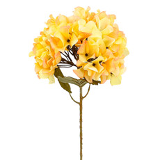 Imagem de HASTE PERMAMENTE DECORATIVA DE HORTÊNCIA PÊSSEGO EM PLÁSTICO MOLDÁVEL 60X10CM - Grillo Ltda