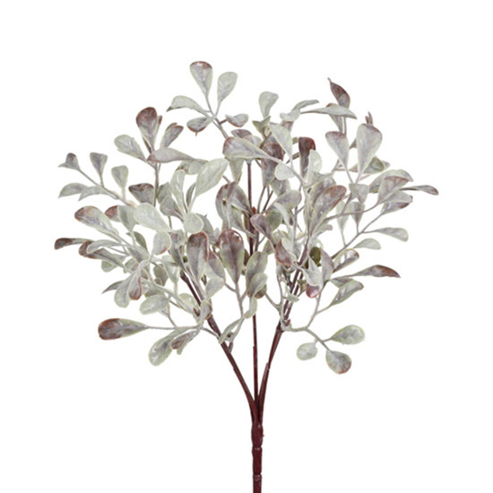 Imagem HASTE DECORATIVA PERMANENTE DE GRAMA CINZA EM PLÁSTICO MOLDÁVEL 31X13 CM