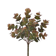 Imagem de BUQUÊ DE FOLHAS DE EUCALIPTO VERDE OUTONO EM PLÁSTICO MOLDÁVEL 35X14CM - GRILLO - Grillo Ltda