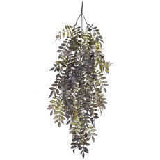 Imagem de PENDENTE DECORATIVO DE FOLHAS VERDE OUTONO EM PLÁSTICO 78X30CM - GRILLO - Grillo Ltda