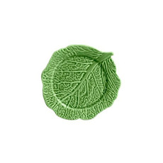 Imagem de CONJUNTO DE 6 PRATOS RASO COUVE RELEVADO EM CERÂMICA VERDE 30 CM - SCALLA CERÂMICA - Scalla Ceramica Artistica Ltda-Epp