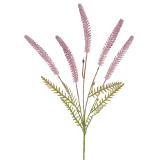 Imagem de HASTE DECORATIVA RABO DE RAPOSA ROSA EM PLÁSTICO MOLDÁVEL 77X13CM - GRILLO - Grillo Ltda