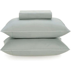 Imagem de JOGO DE CAMA 3 PEÇAS ITAN AZUL EM ALGODÃO 203X193X40 CM - Karsten S.A 