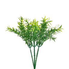 Imagem de PICK DECORATIVO MINI CAPIM VERDE EM PLÁSTICO MOLDÁVEL 21X10 CM - GRILLO - Grillo Ltda