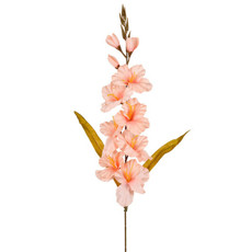 Imagem de HASTE GLADIOLOS DECORATIVA PERMANENTE EM PLÁSTICO SALMÃO 82X30 CM - GRILLO - Grillo Ltda