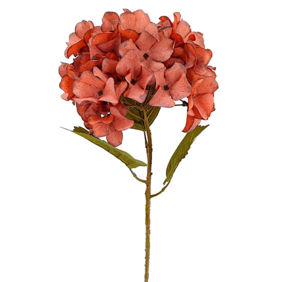 Imagem HASTE PERMAMENTE DECORATIVA DE HORTÊNCIA MALVA EM PLÁSTICO MOLDÁVEL 60X10 CM