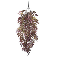 Imagem de PENDENTE DECORATIVO DE FOLHAS LAVANDA OUTONO EM PLÁSTICO 78X30CM - GRILLO - Grillo Ltda