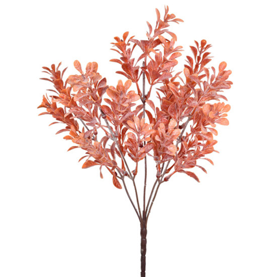 Imagem HASTE PERMANENTE DECORATIVA DE FOLHAGEM OUTONO EM PLÁSTICO MOLDÁVEL 32X12 CM