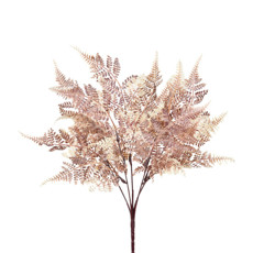 Imagem de HASTE PERMANENTE DECORATIVA DE SAMAMBAIA MARROM EM PLÁSTICO MOLDÁVEL 36X15 CM - Grillo Ltda