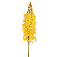 Imagem de HASTE DECORATIVA PERMANENTE DE DELFINIUM AMARELO EM PLÁSTICO MOLDÁVEL 85X10 CM - Grillo Ltda
