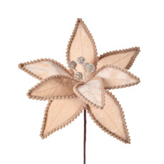 Imagem de HASTE NATALINA DECORATIVA DOURADA MOLDÁVEL BICO DE PAPAGAIO 20X24X6 CM GRILLO 56972 - Grillo Ltda