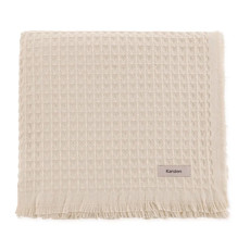 Imagem de MANTA DECORATIVA DENVER AREIA BEGE EM ALGODÃO 150X200 CM - Karsten S.A 