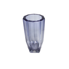 Imagem de VASO CILÍNDRICO DECORATIVO EM VIDRO NA COR PURPURA 29X14 CM - GRILLO 58681 - Grillo Ltda