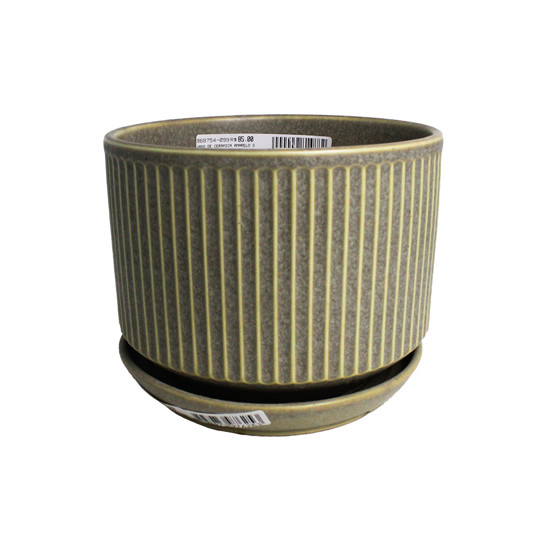 Imagem VASO DECORATIVO EM CERÂMICA YELLOW SAND 14X17 CM - GRILLO 968754-099