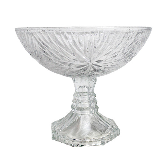 Imagem CENTRO DE MESA DECORATIVO EM VIDRO TRANSPARENTE 16X19 CM - GRILLO 59366